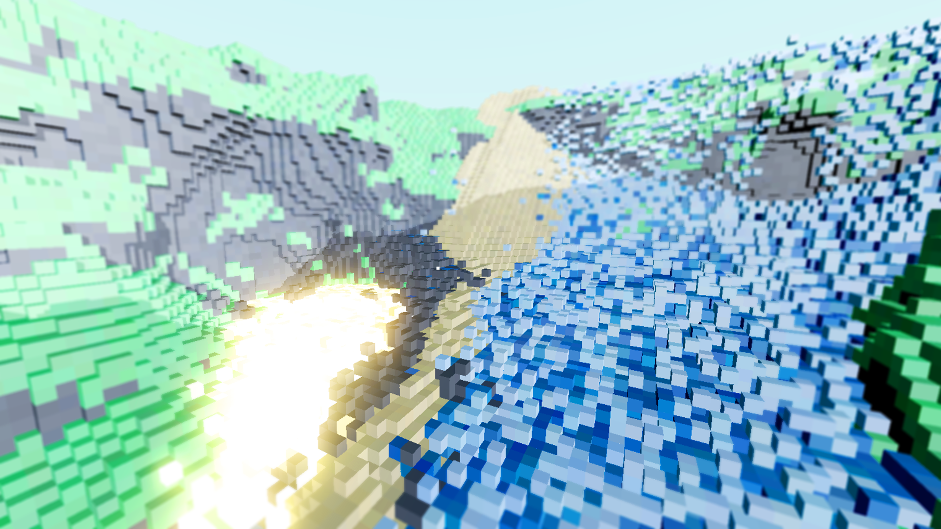 image from Ray-Marched Voxel Simulation
